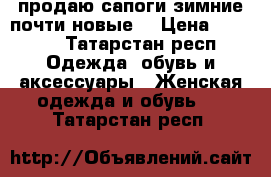 продаю сапоги зимние,почти новые, › Цена ­ 2 000 - Татарстан респ. Одежда, обувь и аксессуары » Женская одежда и обувь   . Татарстан респ.